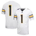 #1 C.Bears Untouchable Football Jersey ¨C White American College Jerseys
