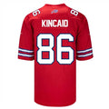 B.Bills #86 Dalton Kincaid Game Jersey - Red Stitched American Football Jerseys