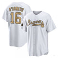 Atlanta Braves #16 Travis d¡¯Arnaud White Replica 2022 All-Star Jersey Stitches Baseball Jerseys