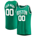Custom B.Celtics Supporters Branded Fast Break Custom Replica Jersey Kelly Green Icon Edition American Stitched Basketball Jersey