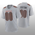 Football Jerseys C.Bengals Custom Gray Atmosphere Game Jersey American Stitched Jerseys