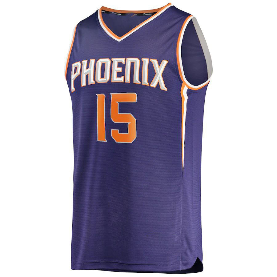 P.Suns #15 Cameron Payne Supporters Branded  2021-22 Fast Break Replica Jersey Icon Edition Purple Stitched American Basketball Jersey