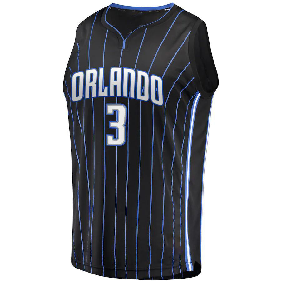 O.Magic #3 Chuma Okeke Supporters Branded  2021-22 Fast Break Replica Jersey Icon Edition Black Stitched American Basketball Jersey
