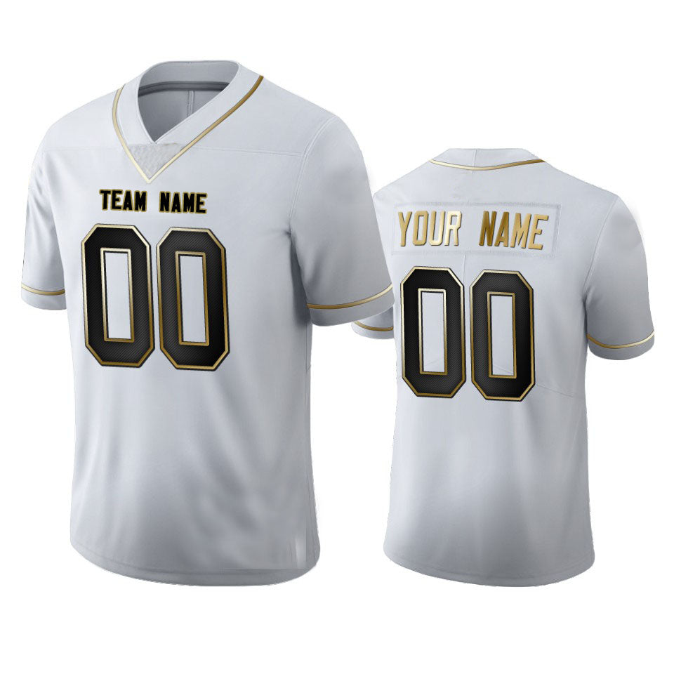 Custom LV.Raiders football White Stitched American Football Jersey