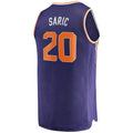 P.Suns #20 Dario Saric Supporters Branded Fast Break Player Replica Jersey Purple Stitched American Basketball Jersey