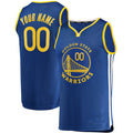 Custom G.State Warriors Supporters Branded 2019-20 Fast Break Replica Jersey Royal Icon Edition American Stitched Basketball Jersey