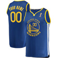 Custom G.State Warriors Supporters Branded 2022 Finals Champions Fast Break Replica Royal Icon Edition American Stitched Basketball Jersey