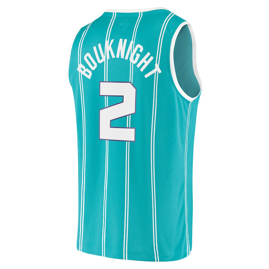 C.Hornets #2 James Bouknight Supporters Branded 2021-22 Fast Break Replica Player Jersey Icon Edition Teal Stitched American Basketball Jersey
