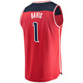W.Wizards #1 Johnny Davis Supporters Branded 2022 Draft First Round Pick Fast Break Replica Player Jersey Red Icon Edition Stitched American Basketball Jersey