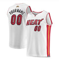 Custom M.Heat Supporters Branded 2023 Finals Fast Break Custom Jersey - Association Edition - White Stitched Basketball Jersey