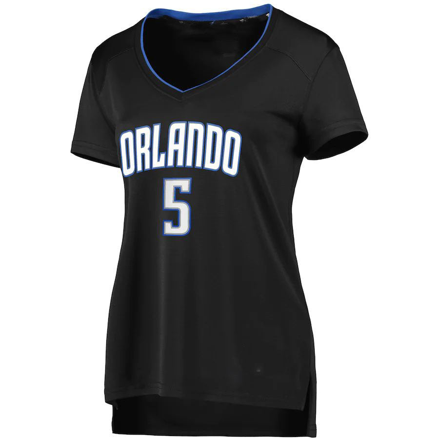 O.Magic #5 Mohamed Bamba Supporters Branded Women's 2019 Fast Break Replica Player Jersey Stitched American Basketball Jersey