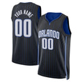 Custom O.Magic Supporters Branded Fast Break Custom Replica Jersey Black  Icon Edition Stitched Basketball Jersey