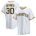 Pittsburgh Pirates #30 Paul Skenes White Home Replica Player Baseball Jersey